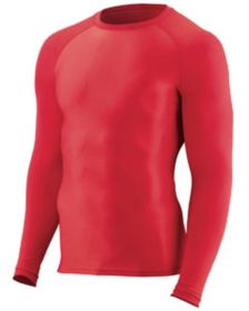 Youth Hyperform Long-Sleeve Compression Shirt - WHITE - L