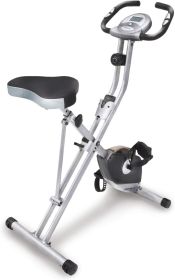 Folding Exercise Bike, 8 Levels of Resistance Stationary Bike, Bluetooth tracking & Tablet Holder options available